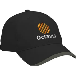 Wave Sandwich Cap with Face Mask Buttons