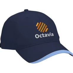 Wave Sandwich Cap with Face Mask Buttons