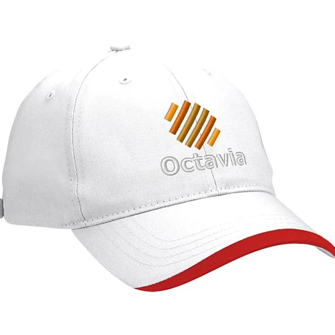 Wave Sandwich Cap with Face Mask Buttons