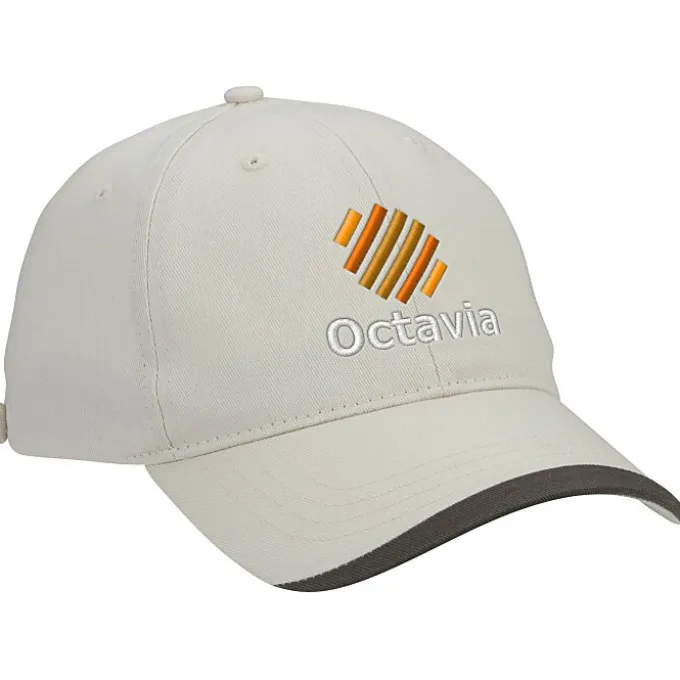 Wave Sandwich Cap with Face Mask Buttons