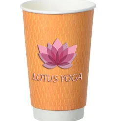 Waves Full Color Insulated Paper Cup - 16 oz.