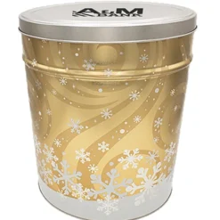 3-Way Popcorn Tin - Design - 3-1/2 Gallon