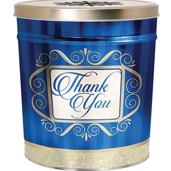 3-Way Popcorn Tin - Design - 3-1/2 Gallon