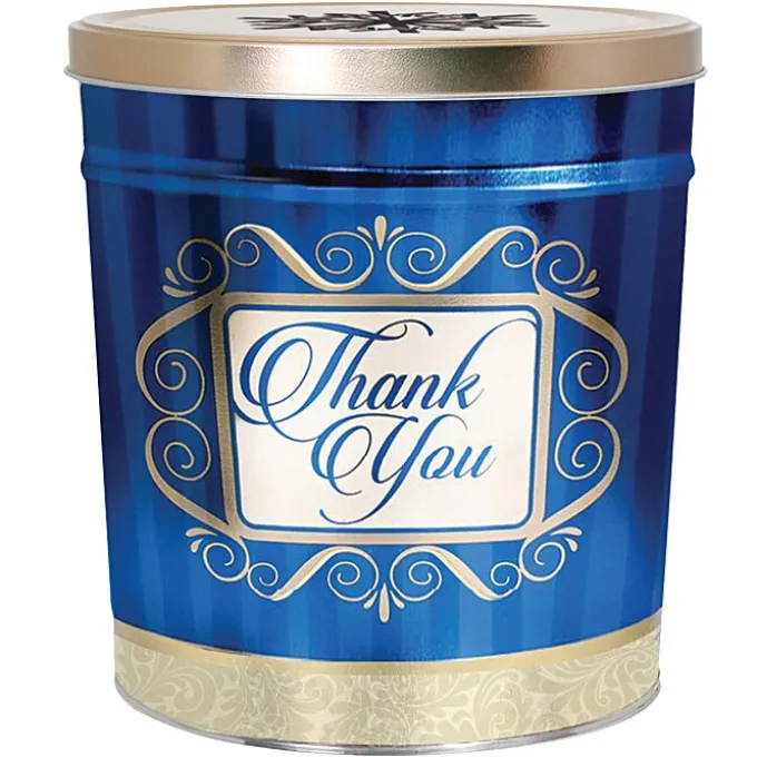 3-Way Popcorn Tin - Design - 3-1/2 Gallon