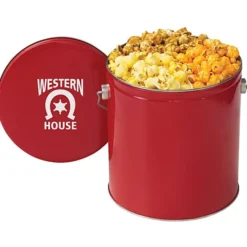 3-Way Popcorn Tin - Solid - 1 Gallon