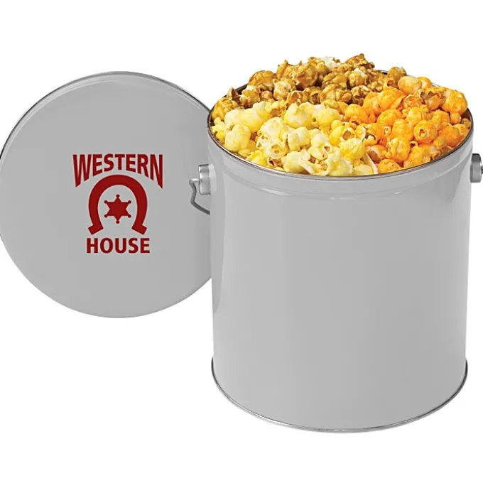 3-Way Popcorn Tin - Solid - 1 Gallon