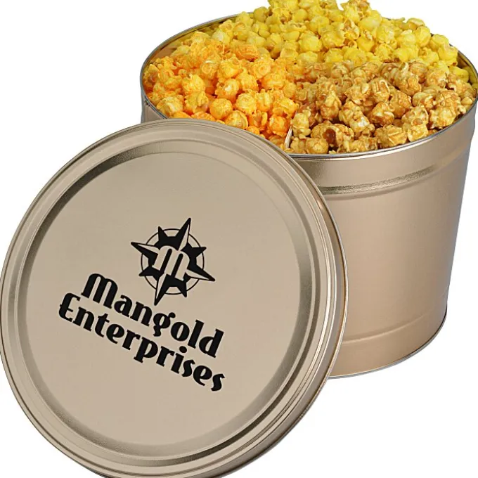 3-Way Popcorn Tin - Solid - 2 Gallon