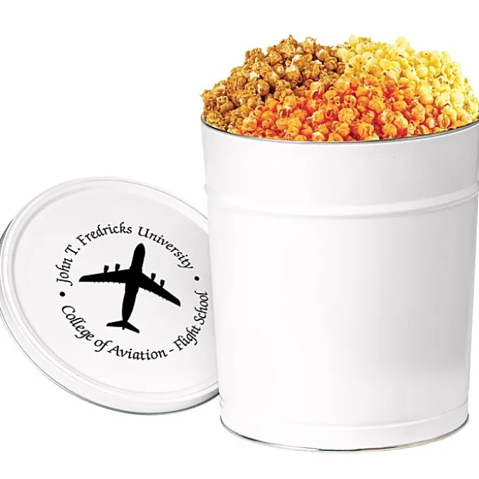 3-Way Popcorn Tin - Solid - 3-1/2 Gallon