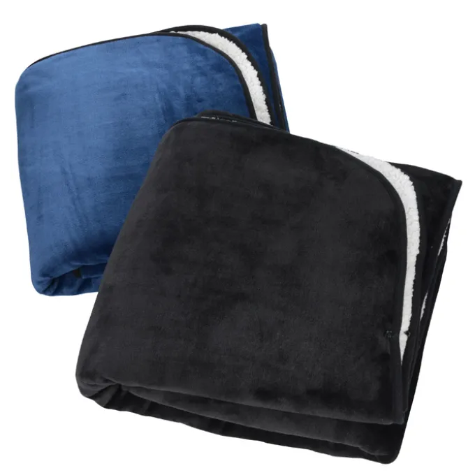 Wearable Fleece Sherpa Blanket