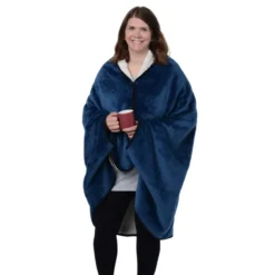 Wearable Fleece Sherpa Blanket