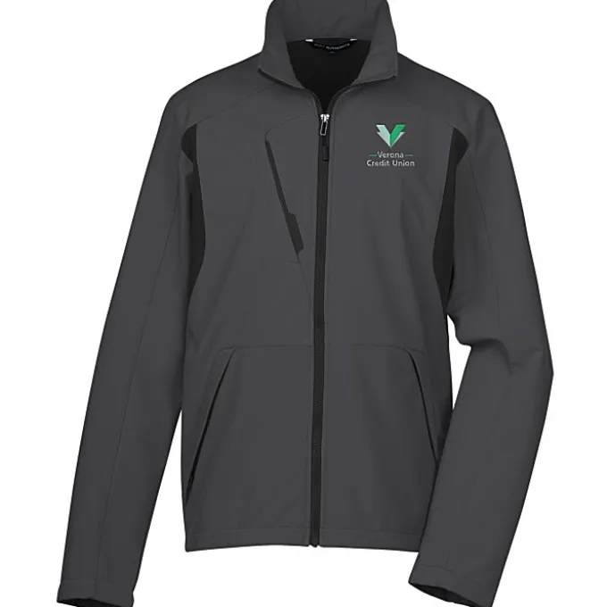 Welded Colorblock Soft Shell Jacket