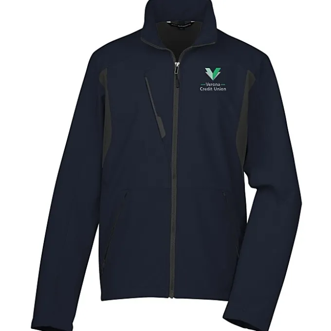 Welded Colorblock Soft Shell Jacket