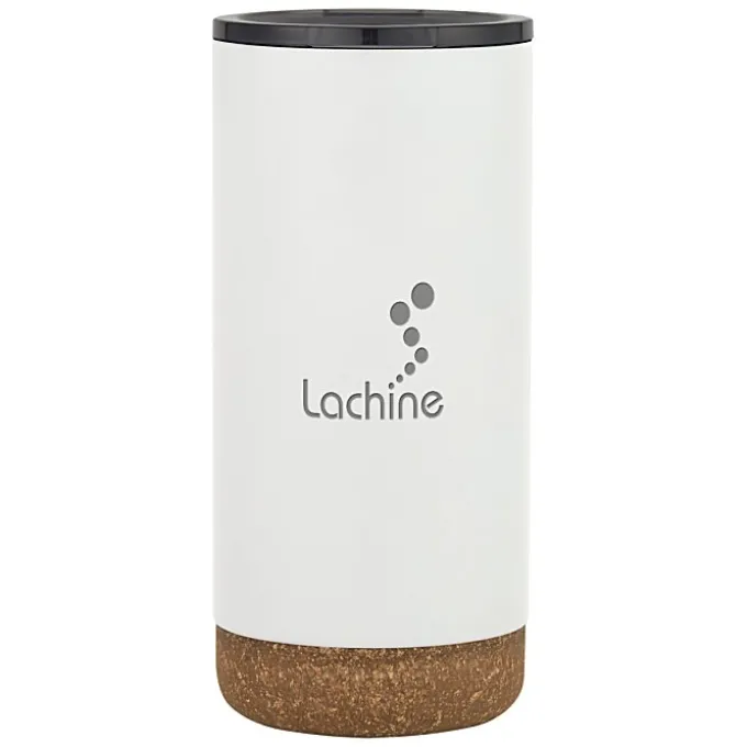 Wellington Vacuum Tumbler with Cork Bottom - 16 oz. - Laser Engraved