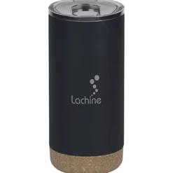 Wellington Vacuum Tumbler with Cork Bottom - 16 oz. - Laser Engraved