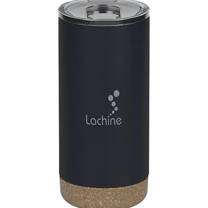 Wellington Vacuum Tumbler with Cork Bottom - 16 oz. - Laser Engraved