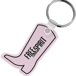 Western Boot Soft Keychain - Opaque