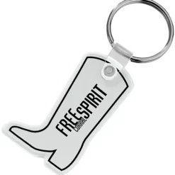Western Boot Soft Keychain - Opaque