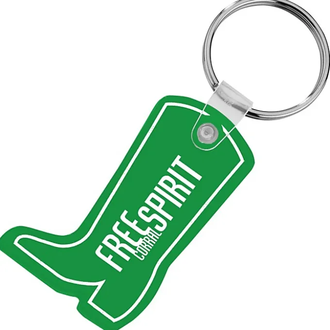 Western Boot Soft Keychain - Translucent