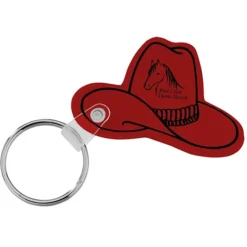 Western Hat Soft Keychain - Opaque