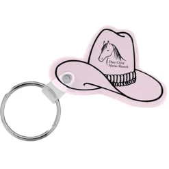 Western Hat Soft Keychain - Opaque