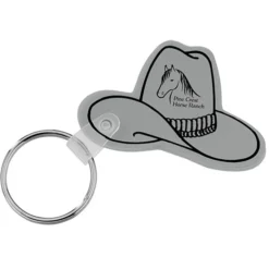 Western Hat Soft Keychain - Opaque