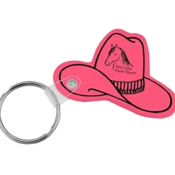 Western Hat Soft Keychain - Translucent