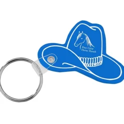 Western Hat Soft Keychain - Translucent