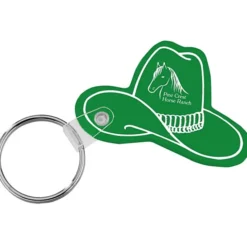 Western Hat Soft Keychain - Translucent