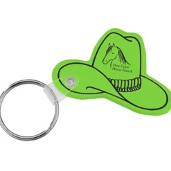 Western Hat Soft Keychain - Translucent