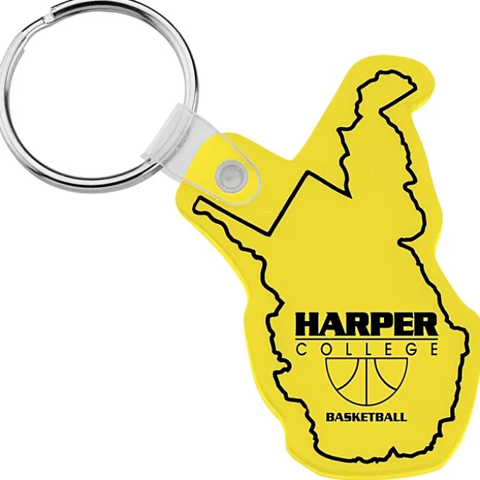 West Virginia Soft Keychain - Opaque