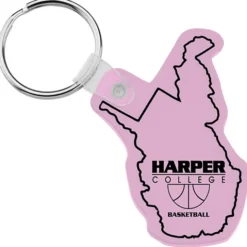 West Virginia Soft Keychain - Opaque