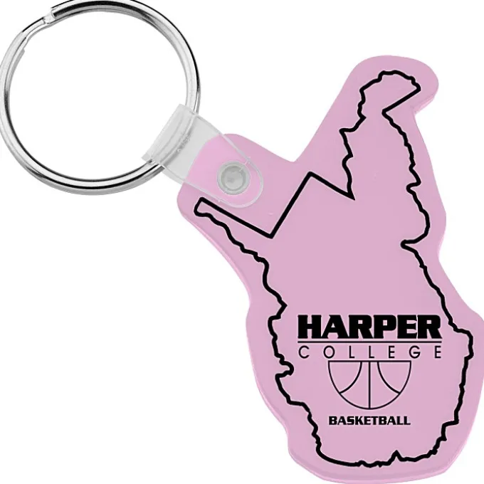 West Virginia Soft Keychain - Opaque
