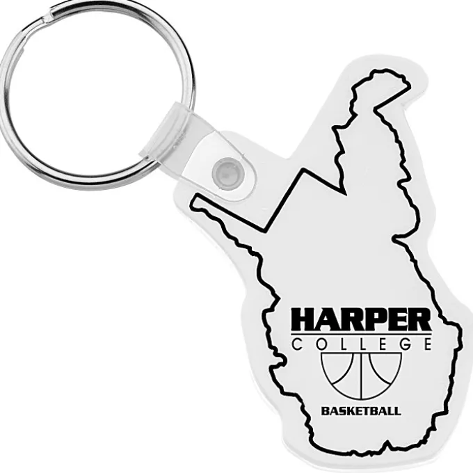 West Virginia Soft Keychain - Opaque