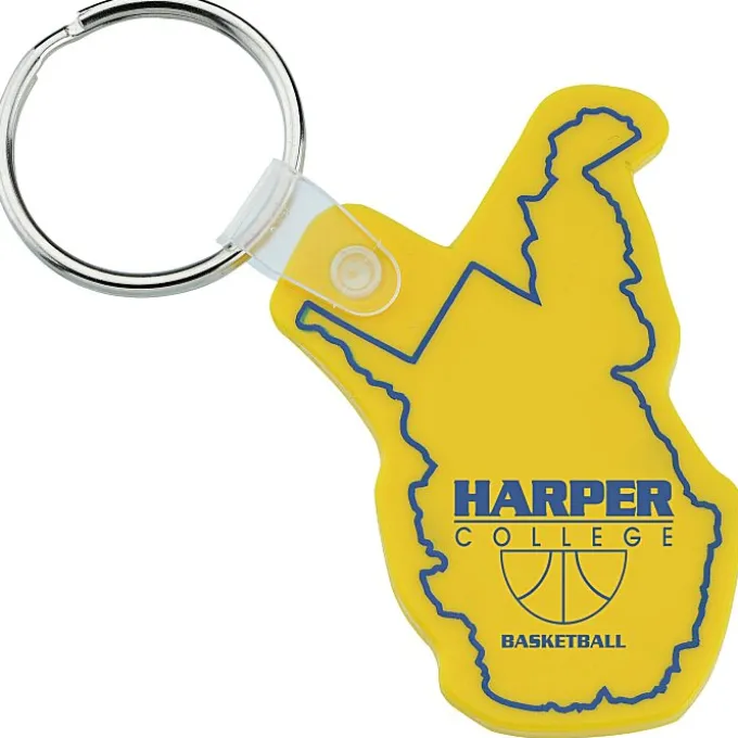 West Virginia Soft Keychain - Opaque