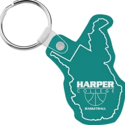 West Virginia Soft Keychain - Opaque