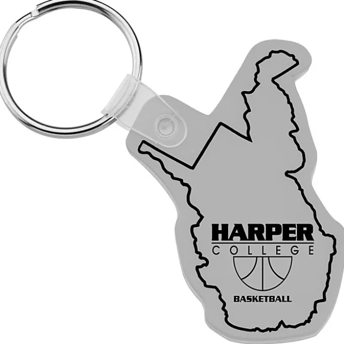 West Virginia Soft Keychain - Opaque