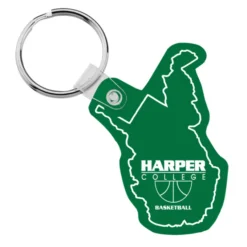 West Virginia Soft Keychain - Translucent