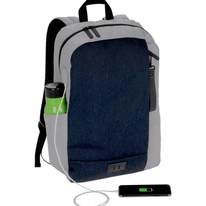 Whitby Slim Laptop Backpack with USB Port