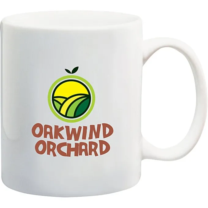 White Coffee Mug - 11 oz. - Full Color