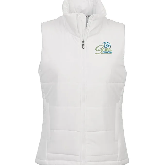 Wide Baffle Puffer Vest - Ladies'