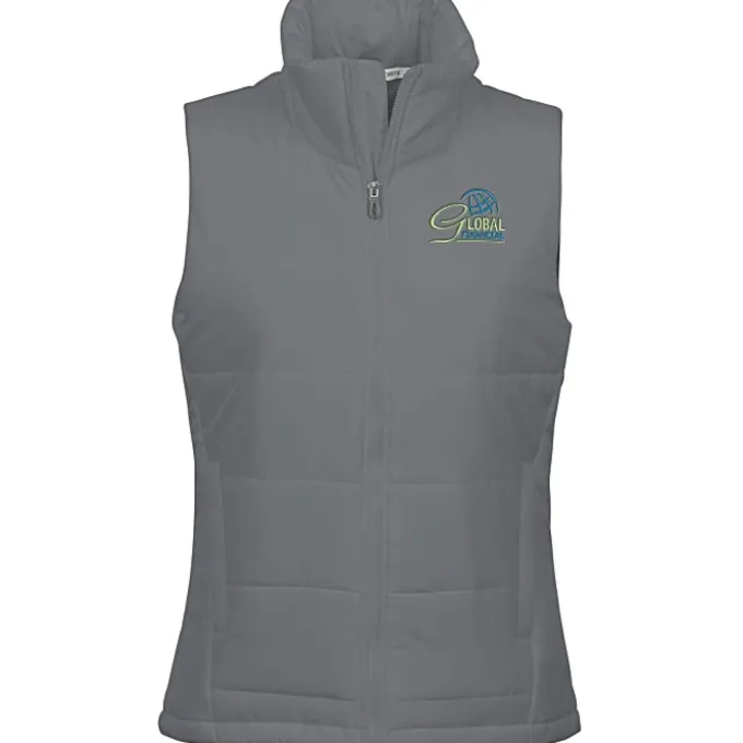 Wide Baffle Puffer Vest - Ladies'