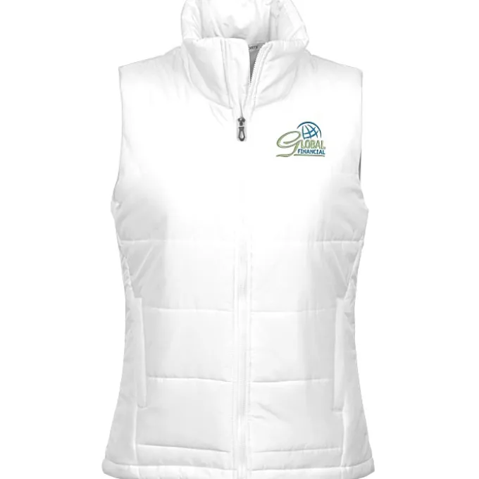 Wide Baffle Puffer Vest - Ladies'