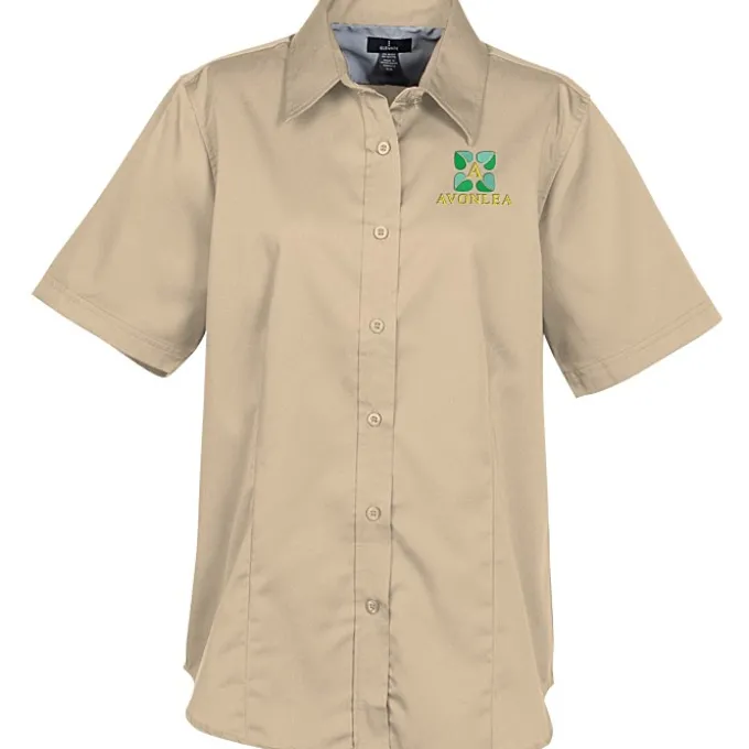 Willshire Twill Short Sleeve Dress Shirt - Ladies'- 24 hr