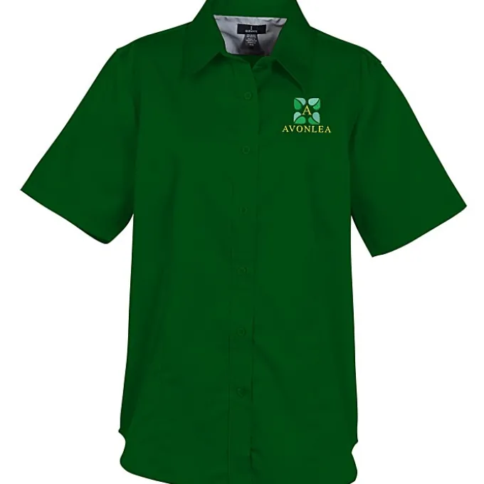 Willshire Twill Short Sleeve Dress Shirt - Ladies'- 24 hr