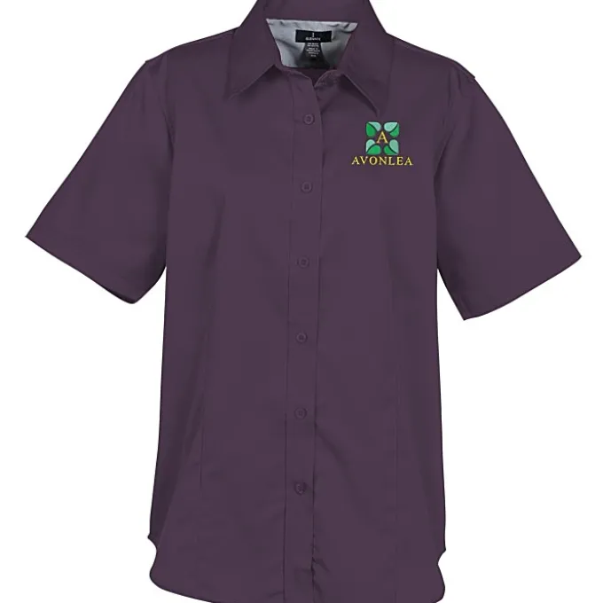 Willshire Twill Short Sleeve Dress Shirt - Ladies'- 24 hr