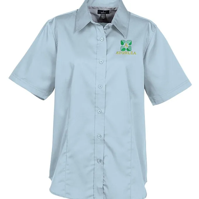 Willshire Twill Short Sleeve Dress Shirt - Ladies'- 24 hr