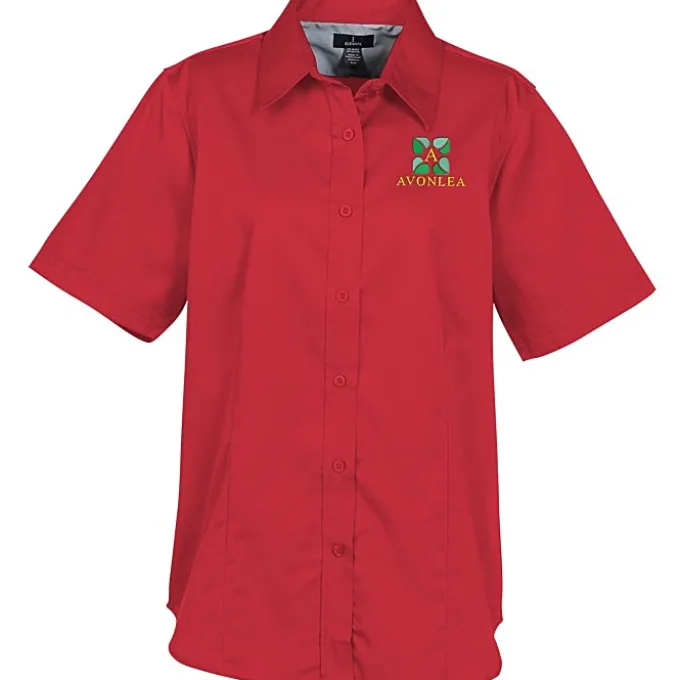 Willshire Twill Short Sleeve Dress Shirt - Ladies'- 24 hr