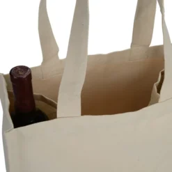 Wine and Grocery 14-oz Cotton Tote