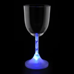 Wine Glass with Light-Up Spiral Stem - 10 oz.