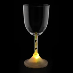 Wine Glass with Light-Up Spiral Stem - 10 oz.